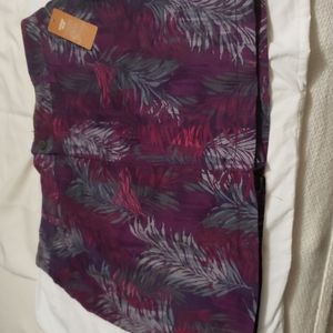 Sonoma everyday skort purple palm print.